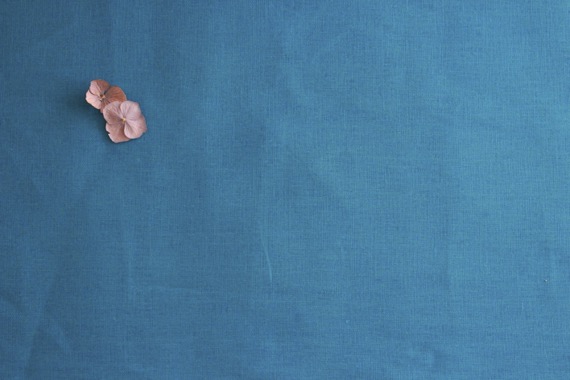 リネンドナ　コバルトブルーlinen100%